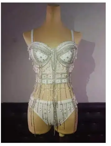 Bra Shorts 2 Piece Nightclub Dancer Team Pole Dancing Performance Rhinestone Chain Tassel Bikini Bar DJ Singer Sexy Gogo Costume
Bra Shorts 2 Piece Nightclub Dancer Team Pole Dancing Performance Rhinestone Chain Tassel Bikini Bar DJ Singer Sexy Gogo Costume