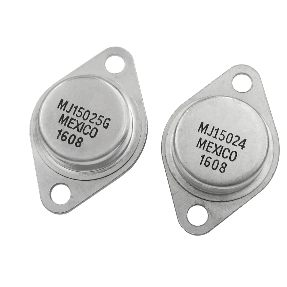 20pcs/lot MJ15024G & MJ15025G ( 10PCS MJ15024 X 10PCS MJ15025 ) TO-3 IC
20pcs/lot MJ15024G & MJ15025G ( 10PCS MJ15024 X 10PCS MJ15025 ) TO-3 IC