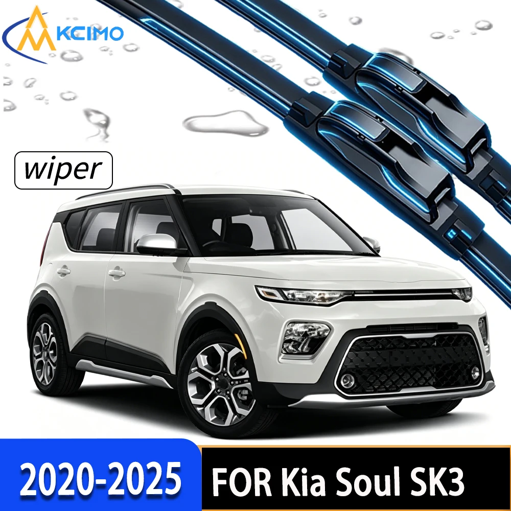 Premium Front Wiper Blades with Long-Lasting Rubber, Consistent All-Weather Performance for Kia Soul SK3 2020-2025
Premium Front Wiper Blades with Long-Lasting Rubber, Consistent All-Weather Performance for Kia Soul SK3 2020-2025