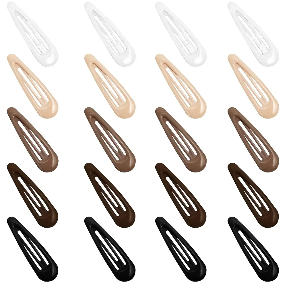 Water Drop Hair Clips Non Slip Heavy Coated Metal Barrettes for Women Girls Hair Accessories Set of 20 PCS Mixed Colors
Water Drop Hair Clips Non Slip Heavy Coated Metal Barrettes for Women Girls Hair Accessories Set of 20 PCS Mixed Colors