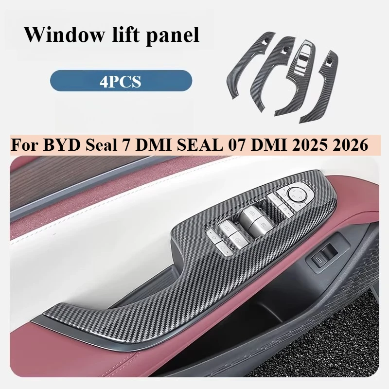 For BYD Seal 7 DMI SEAL 07 DMI 2025 2026 Window Lift Panel Steering Wheel Panel Gear Shift Panel ABS Wood Grain decoration Cover
For BYD Seal 7 DMI SEAL 07 DMI 2025 2026 Window Lift Panel Steering Wheel Panel Gear Shift Panel ABS Wood Grain decoration Cover
