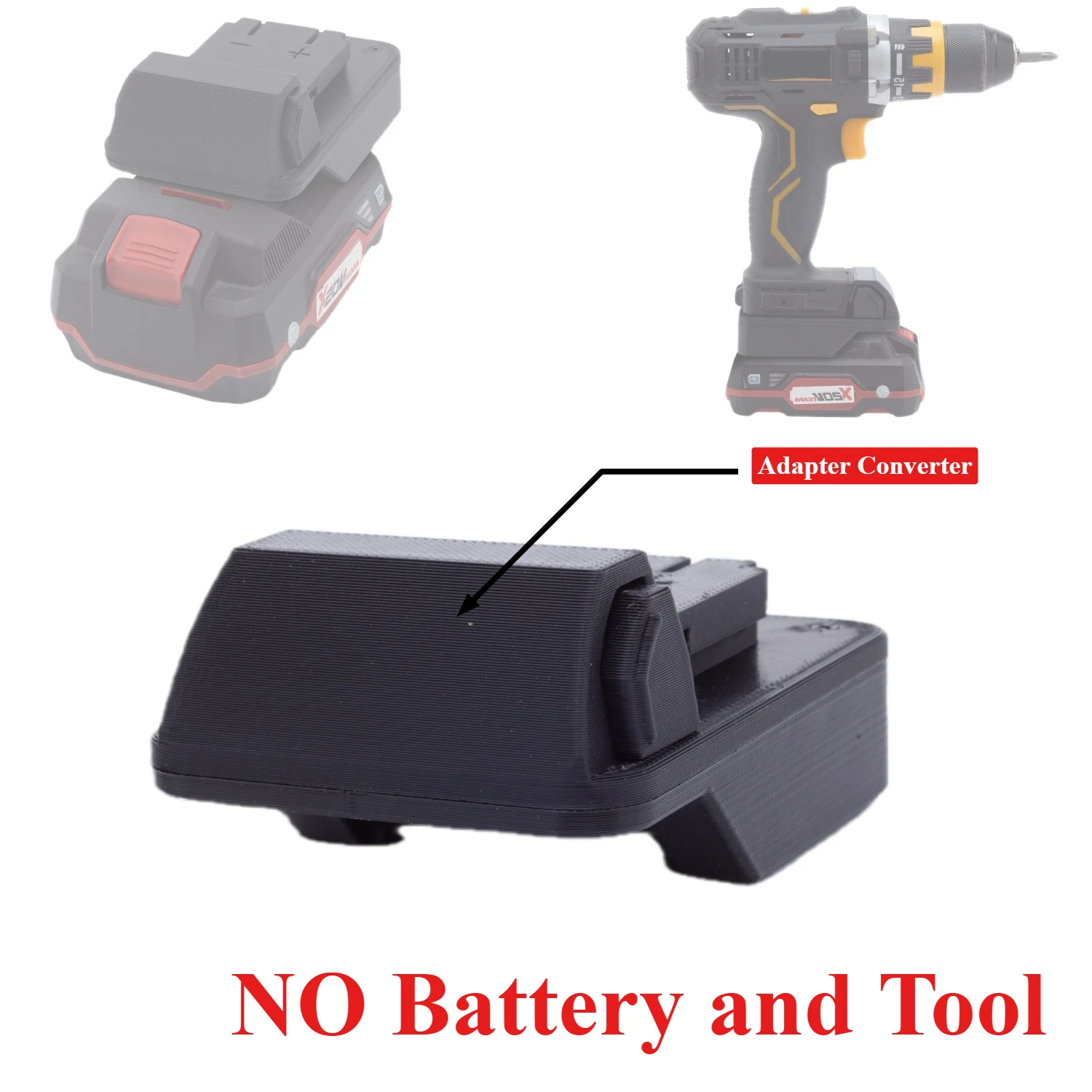 Power Tool Accessory For Lidl Parkside X20V Li-Ion Battery Adapter Convert To DEKO 20V Tool Adapter Converter(NO Battery)
Power Tool Accessory For Lidl Parkside X20V Li-Ion Battery Adapter Convert To DEKO 20V Tool Adapter Converter(NO Battery)