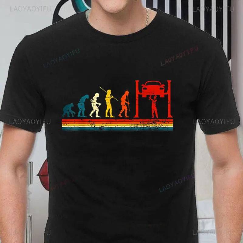 Evolution Auto Mechaniker Shirt Mechanic Car Vintage Men Short Sleeve T-Shirt Gift Cotton Casual Top Tee Sweatshirts Camisetas
Evolution Auto Mechaniker Shirt Mechanic Car Vintage Men Short Sleeve T-Shirt Gift Cotton Casual Top Tee Sweatshirts Camisetas