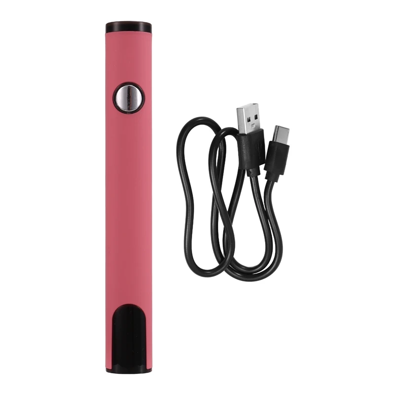 510 Thread Battery Cart Pen Headless Electric Soldering Iron With Adjustable Temperature Mini Soldering Iron Kit Pink
510 Thread Battery Cart Pen Headless Electric Soldering Iron With Adjustable Temperature Mini Soldering Iron Kit Pink