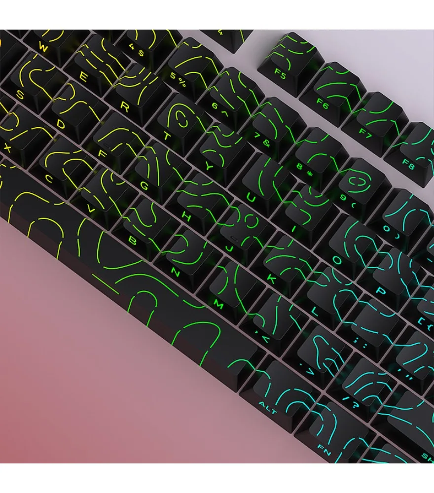 Keycap Contour Keycap Black Line Crack Character Glow 97 Key Original Factory Height
Keycap Contour Keycap Black Line Crack Character Glow 97 Key Original Factory Height