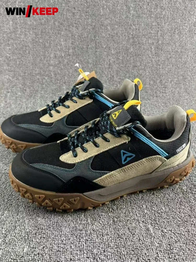 Мужские уличные кроссовки для скалолазания на шнуровке с амортизирующей платформой, из замши и кожи, дышащие, удобные, для путешествий, походов и спорта
Мужские уличные кроссовки для скалолазания на шнуровке с амортизирующей платформой, из замши и кожи, дышащие, удобные, для путешествий, походов и спорта