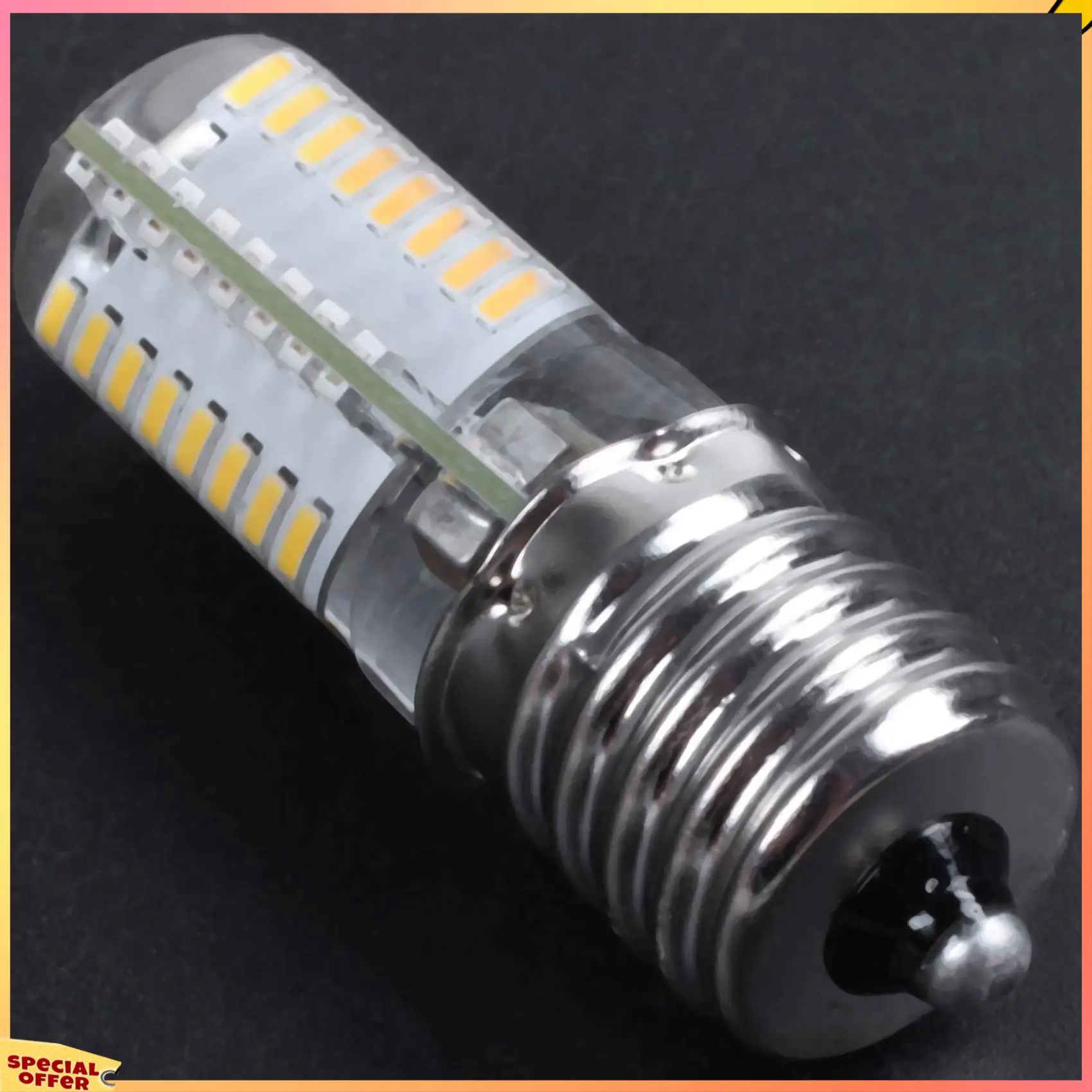 ABFI 3X E17 цоколь 5 Вт 64 светодиодная лампа 3014 SMD свет теплый белый переменный ток 110 В-220 В
ABFI 3X E17 цоколь 5 Вт 64 светодиодная лампа 3014 SMD свет теплый белый переменный ток 110 В-220 В