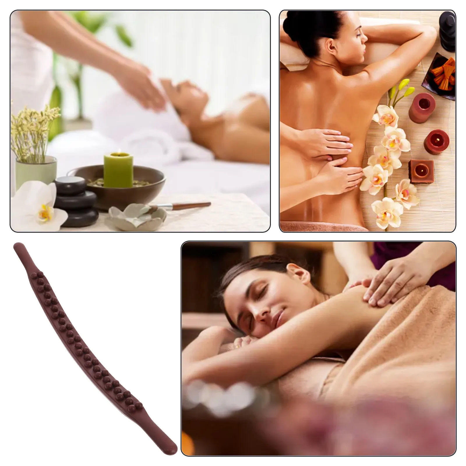 Пластиковый массажный ролик с 35 шариками для Гуаша, инструмент для тела, снятия напряжения с спины и плеч, портативный ручной массажер для сна
Пластиковый массажный ролик с 35 шариками для Гуаша, инструмент для тела, снятия напряжения с спины и плеч, портативный ручной массажер для сна