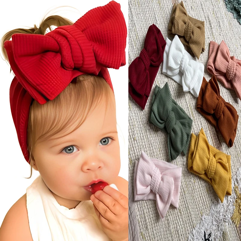 5pcs Baby Headbands Waffle Hairband with Bows for Baby Girls Newborn Infant Toddlers Kids Turban Headband Hair Accessories
5pcs Baby Headbands Waffle Hairband with Bows for Baby Girls Newborn Infant Toddlers Kids Turban Headband Hair Accessories