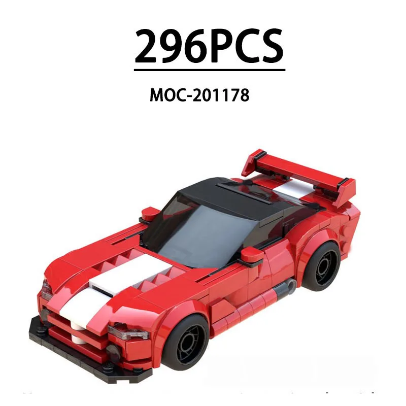 MOC-201178 Building Block Super Sports Car Racing Model Display 296PCS Children Educational Birthday Christmas New Year Toy Gift
MOC-201178 Building Block Super Sports Car Racing Model Display 296PCS Children Educational Birthday Christmas New Year Toy Gift