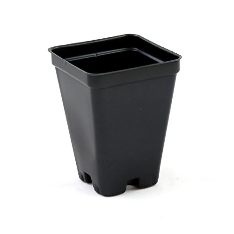 Greenhouse application plastic black deep square pots for growers 2.5 inch case of 800
Greenhouse application plastic black deep square pots for growers 2.5 inch case of 800