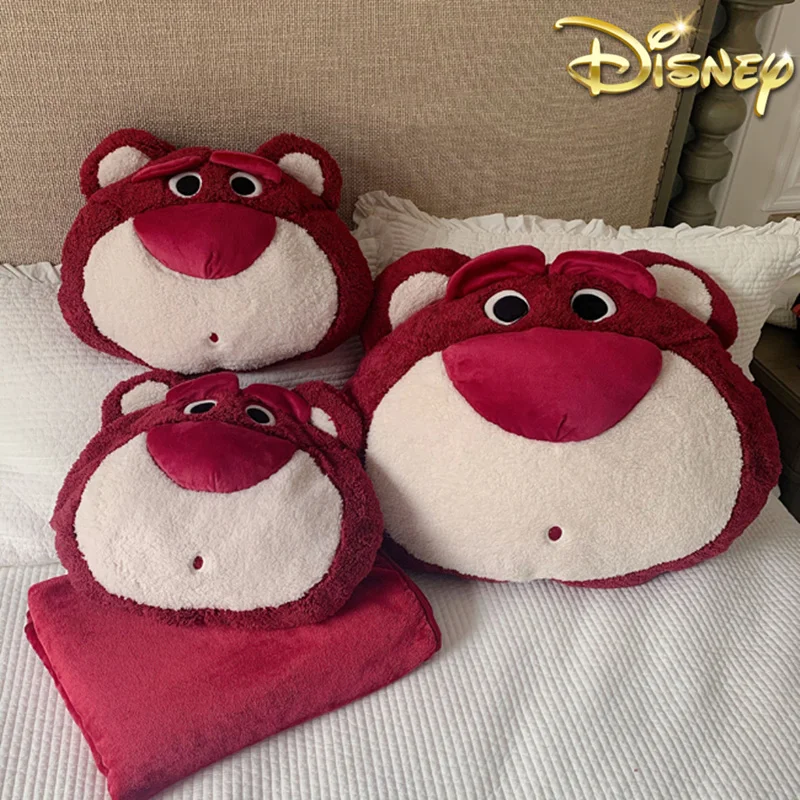 Подушка Disney Lovely Lotso, подушка, офисный кондиционер, одеяло для сна, большая Милая мультяшная плюшевая кукла, украшение для комнаты, подарок на Рождество для детей
Подушка Disney Lovely Lotso, подушка, офисный кондиционер, одеяло для сна, большая Милая мультяшная плюшевая кукла, украшение для комнаты, подарок на Рождество для детей