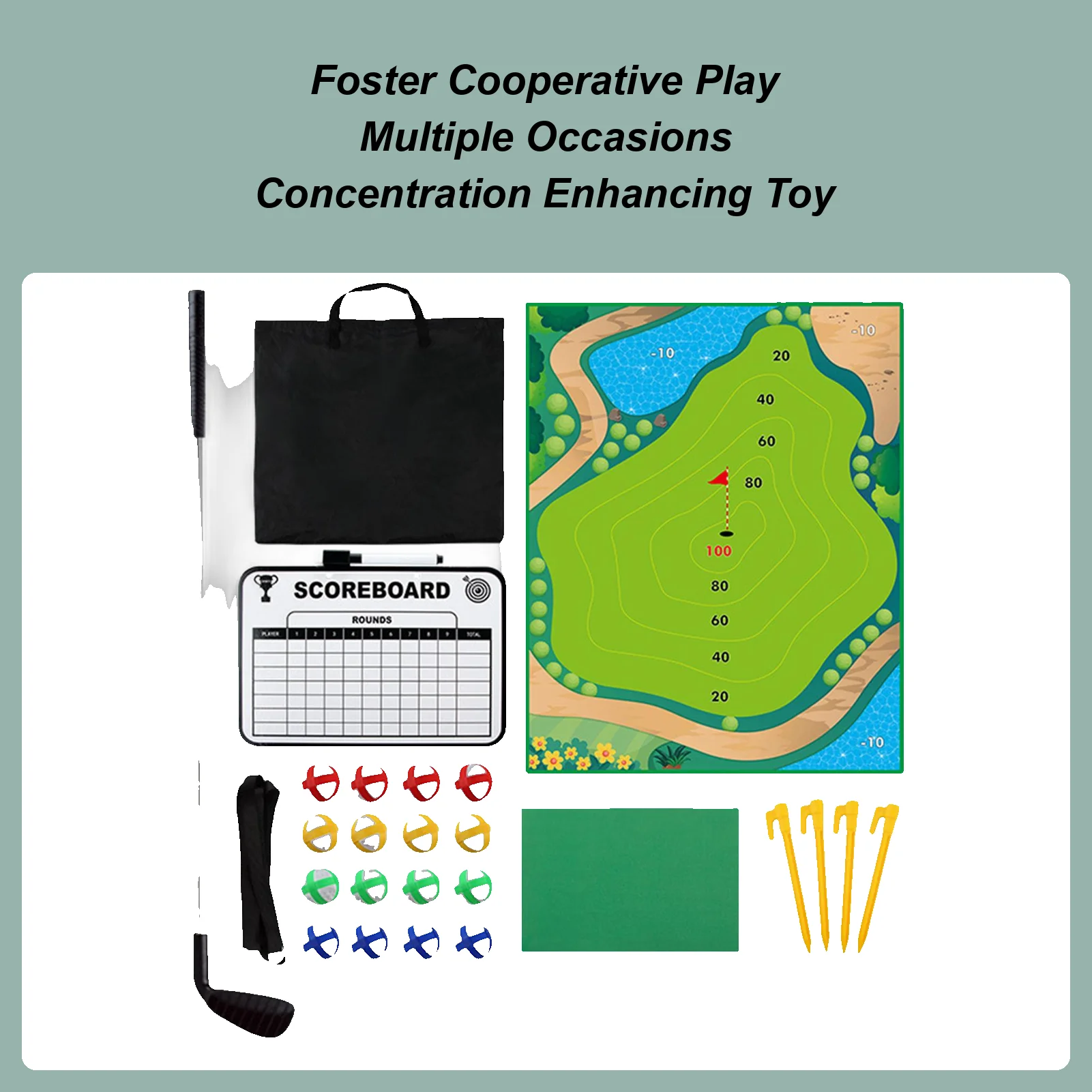 Game Golf Chipping Battle Game With Hitting Mat Sticky Practice Mat With Club Putting Green Training Equipment For Beginner
Game Golf Chipping Battle Game With Hitting Mat Sticky Practice Mat With Club Putting Green Training Equipment For Beginner