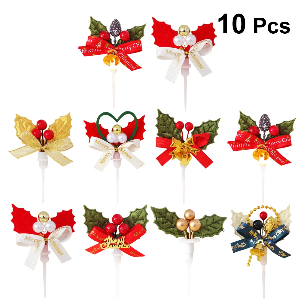 10Pcs Christmas Cake Picks Ornaments 3D Wreath Bowknot Toppers Cupcake Picks for Party Cake Decoration Christmas Cupcake Topper
10Pcs Christmas Cake Picks Ornaments 3D Wreath Bowknot Toppers Cupcake Picks for Party Cake Decoration Christmas Cupcake Topper