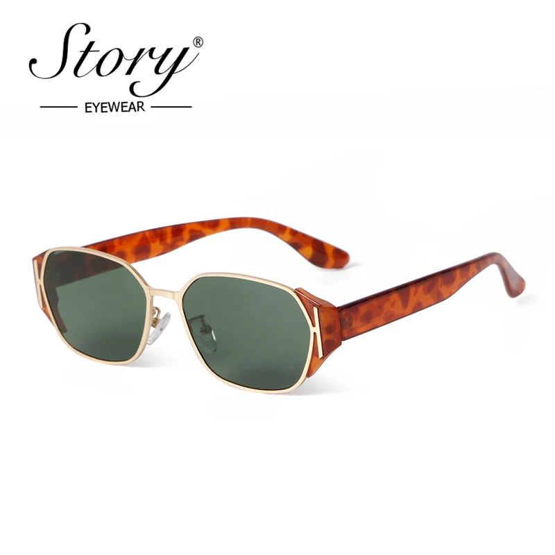 STORY Fashion Tortoiseshell Square Sunglasses Women Men Luxury Brand Designer Classic G15 Green Small Hexagon Sun Glasses S9598A
STORY Fashion Tortoiseshell Square Sunglasses Women Men Luxury Brand Designer Classic G15 Green Small Hexagon Sun Glasses S9598A