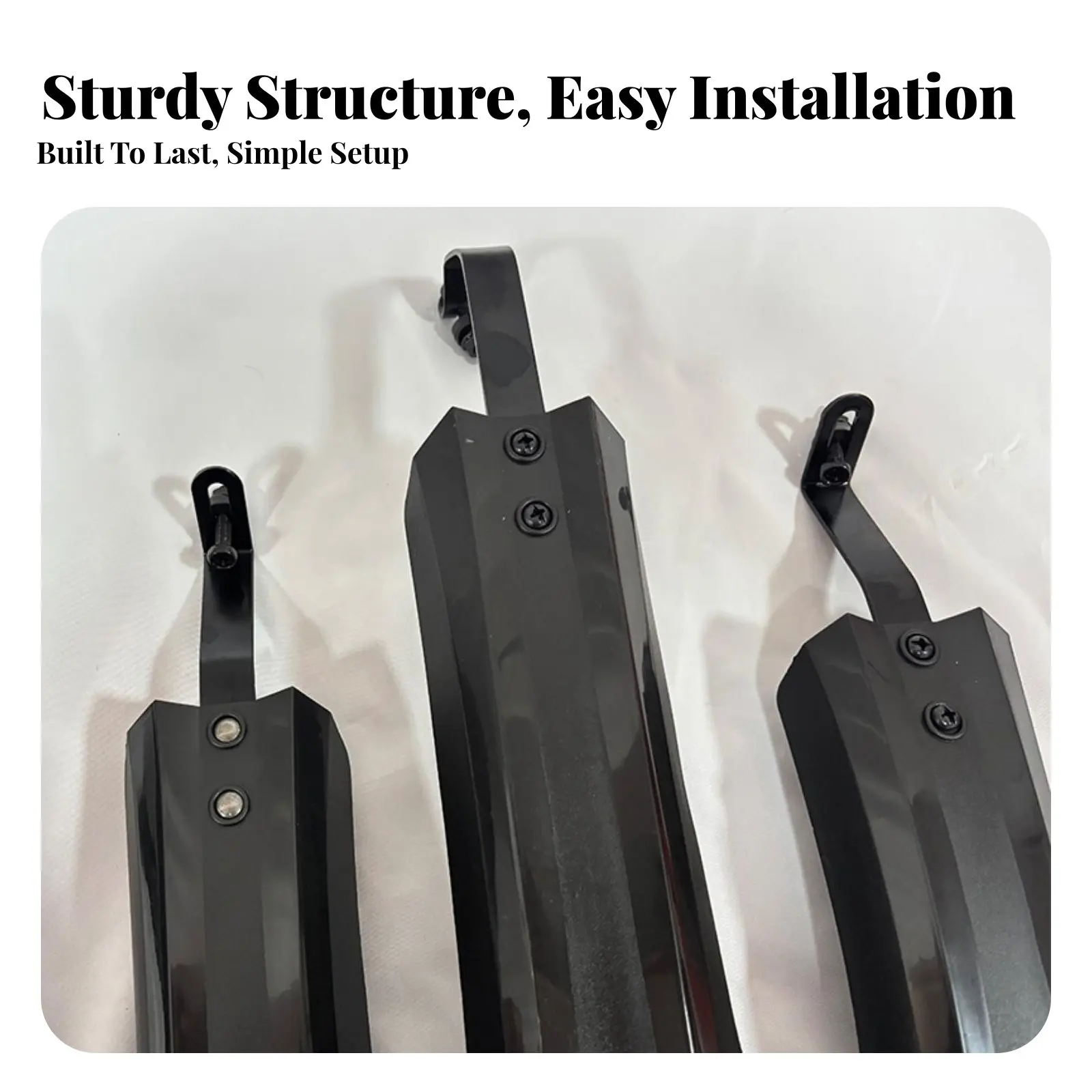 2 Pieces Mountain Bike Mudguard Set Rainproof Front and Rear Mudguard Set Full Coverage Bike Fenders Easy to Install
2 Pieces Mountain Bike Mudguard Set Rainproof Front and Rear Mudguard Set Full Coverage Bike Fenders Easy to Install