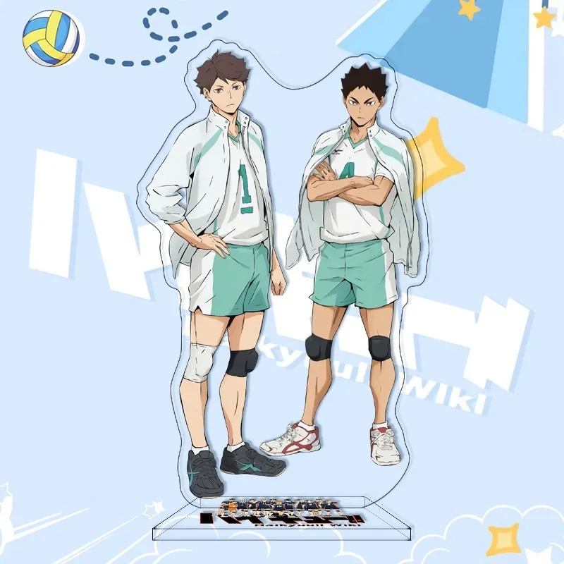 15CM Anime Haikyuu!! Cosplay Cartoon Stand Model Acrylic Human Shape Standing Sign Accessories Decoration Birthday Xmas Gift
15CM Anime Haikyuu!! Cosplay Cartoon Stand Model Acrylic Human Shape Standing Sign Accessories Decoration Birthday Xmas Gift