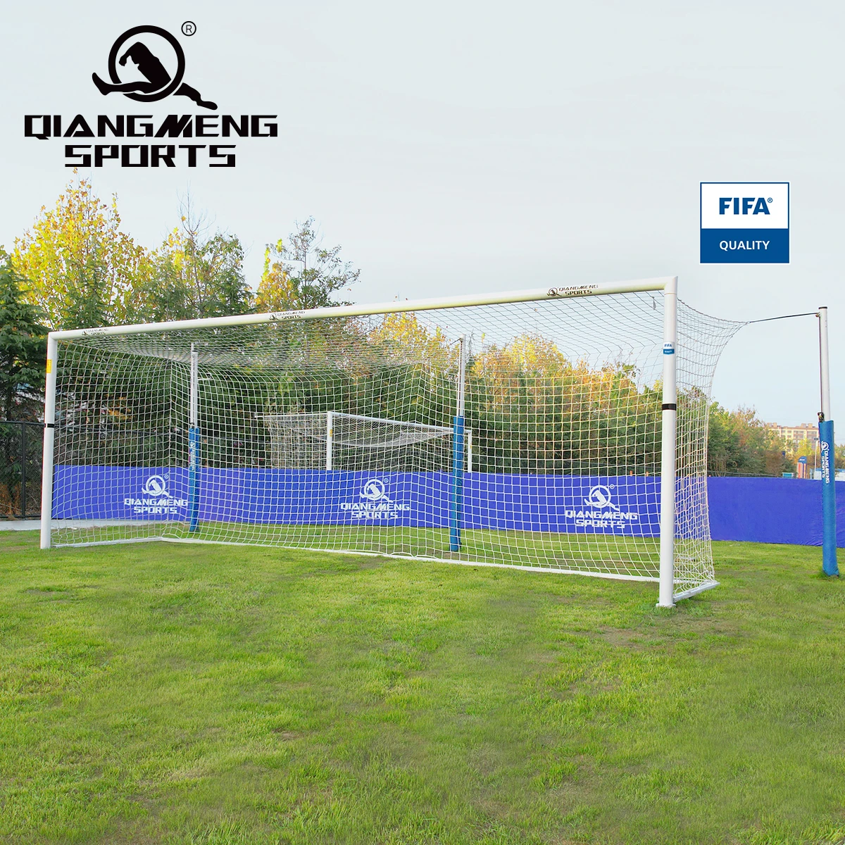 High Quality Aluminum Soccer Goal Professional Match Fixed Football Goal With Back Net
High Quality Aluminum Soccer Goal Professional Match Fixed Football Goal With Back Net