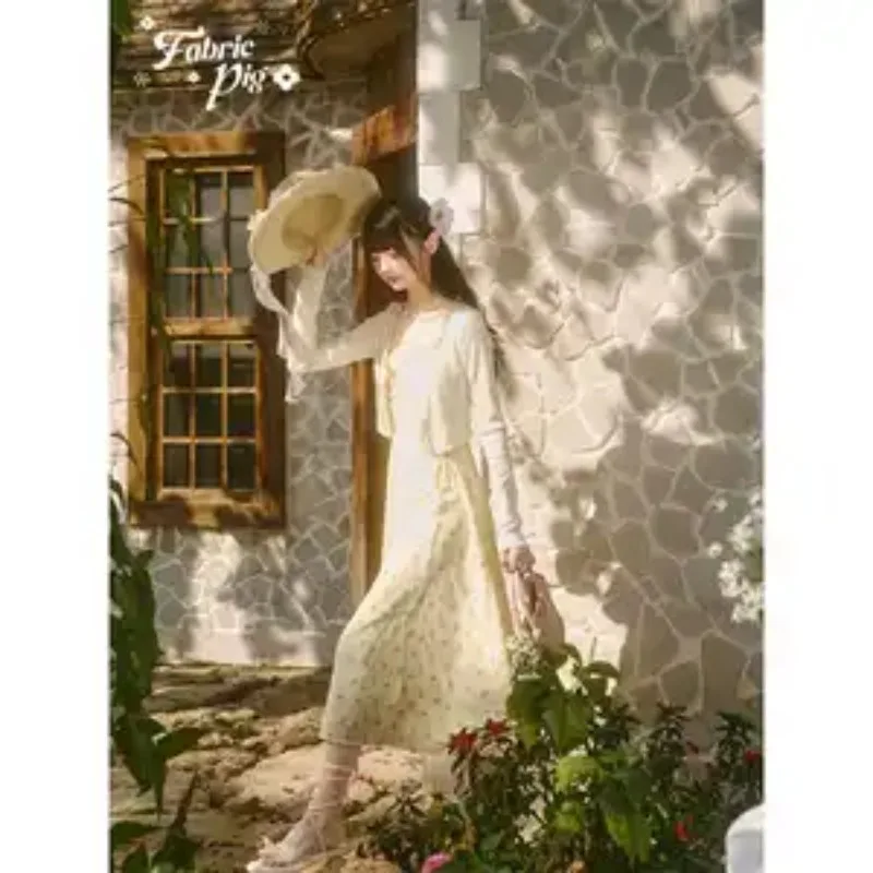 Women Floral Dress Two Piece Set Lace Trim Cardigan Summer Vacation Sundress
Women Floral Dress Two Piece Set Lace Trim Cardigan Summer Vacation Sundress