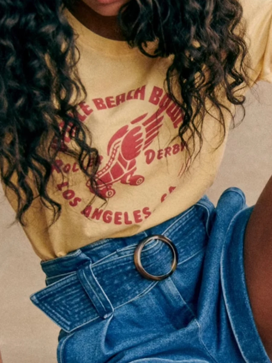 Letter Wings Print T-shirt 2024 New Summer O Neck Cotton Chic Casual Short Sleeve Tees Women Vintage Fashion Tee Shirts Femme
Letter Wings Print T-shirt 2024 New Summer O Neck Cotton Chic Casual Short Sleeve Tees Women Vintage Fashion Tee Shirts Femme