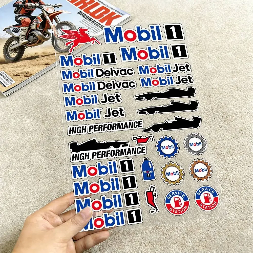 For Mobil Motorcycle Reflective Stickers Waterproof Decals For Helmet Scooter Fuel Tank Toolbox Racing
For Mobil Motorcycle Reflective Stickers Waterproof Decals For Helmet Scooter Fuel Tank Toolbox Racing