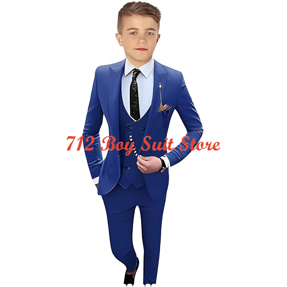 Fashion Boys Suit 3 Piece Slim Fit Jacket Vest Pants Wedding Tuxedo Formal Dresswear Outfit Kids Blazer Set
Fashion Boys Suit 3 Piece Slim Fit Jacket Vest Pants Wedding Tuxedo Formal Dresswear Outfit Kids Blazer Set