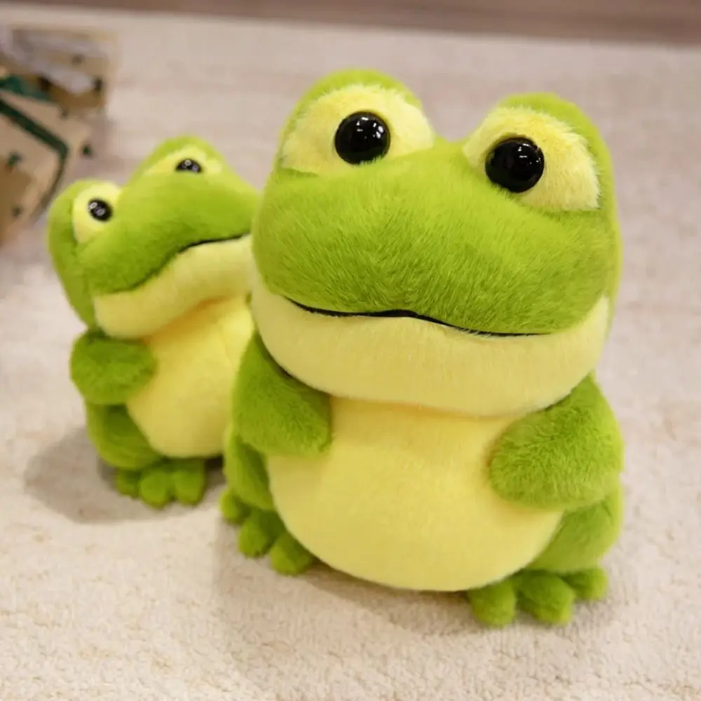 Cartoon Anime Green Frog Plush Toy PP Cotton Soft Animal Fluffy Frog Figure Doll Collection Funny Cartoon Frog Stuffed Toy
Cartoon Anime Green Frog Plush Toy PP Cotton Soft Animal Fluffy Frog Figure Doll Collection Funny Cartoon Frog Stuffed Toy
