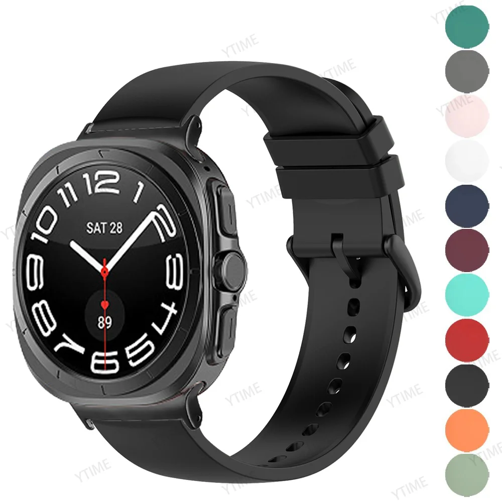 For Samsung Galaxy Watch 7 Ultra 47mm Smart Watch Strap Silicone Band Sports Galaxy Watch 7 Ultra Replacement Correas
For Samsung Galaxy Watch 7 Ultra 47mm Smart Watch Strap Silicone Band Sports Galaxy Watch 7 Ultra Replacement Correas