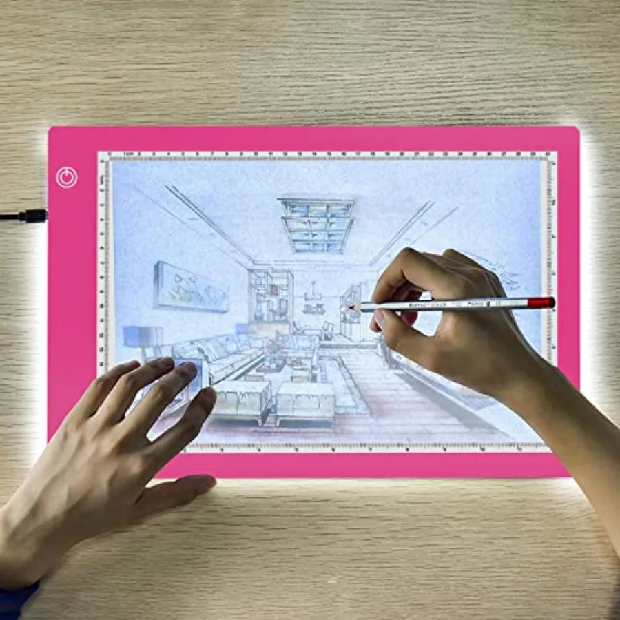 Light Box Drawing Pad, Tracing Board with Type-C Charge Cable and Brightness Adjustable for Artists, AnimationDrawing, Sketchin
Light Box Drawing Pad, Tracing Board with Type-C Charge Cable and Brightness Adjustable for Artists, AnimationDrawing, Sketchin