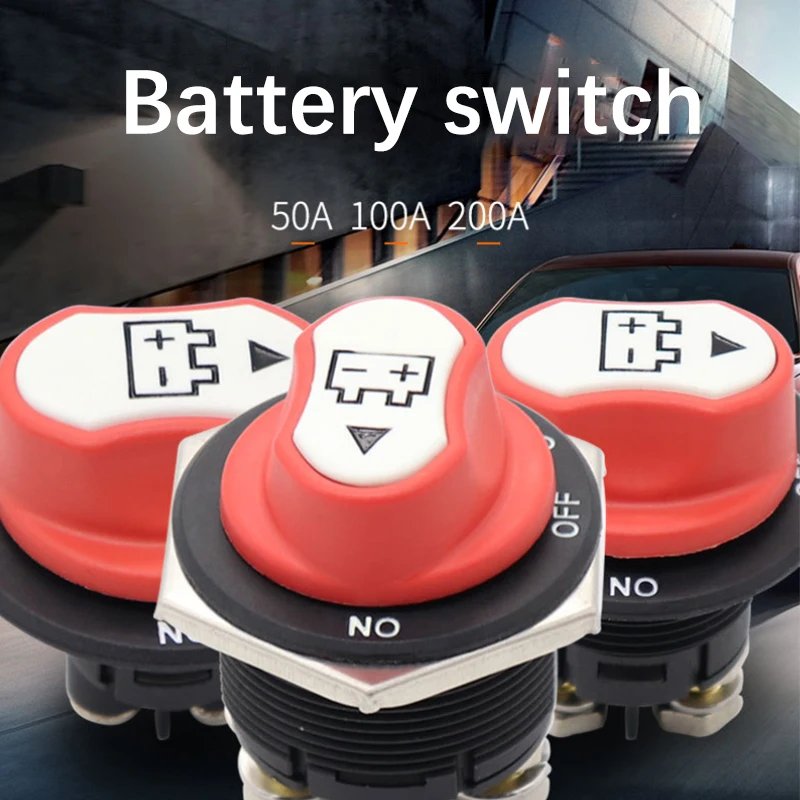 DC 12V 50A 100A 200A 300A Car Rally Battery Switch Disconnecter Power Isolator Cut Off Switch Kit For Truck Car Motorcycle Boat
DC 12V 50A 100A 200A 300A Car Rally Battery Switch Disconnecter Power Isolator Cut Off Switch Kit For Truck Car Motorcycle Boat
