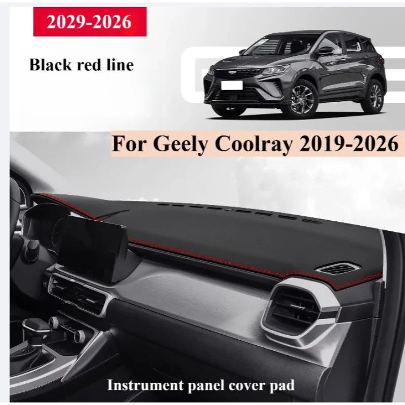 Car Dashboard Cover For Geely Coolray 2019-2026 Sun Shade Mat Anti‑Slip Interior Accessories
Car Dashboard Cover For Geely Coolray 2019-2026 Sun Shade Mat Anti‑Slip Interior Accessories