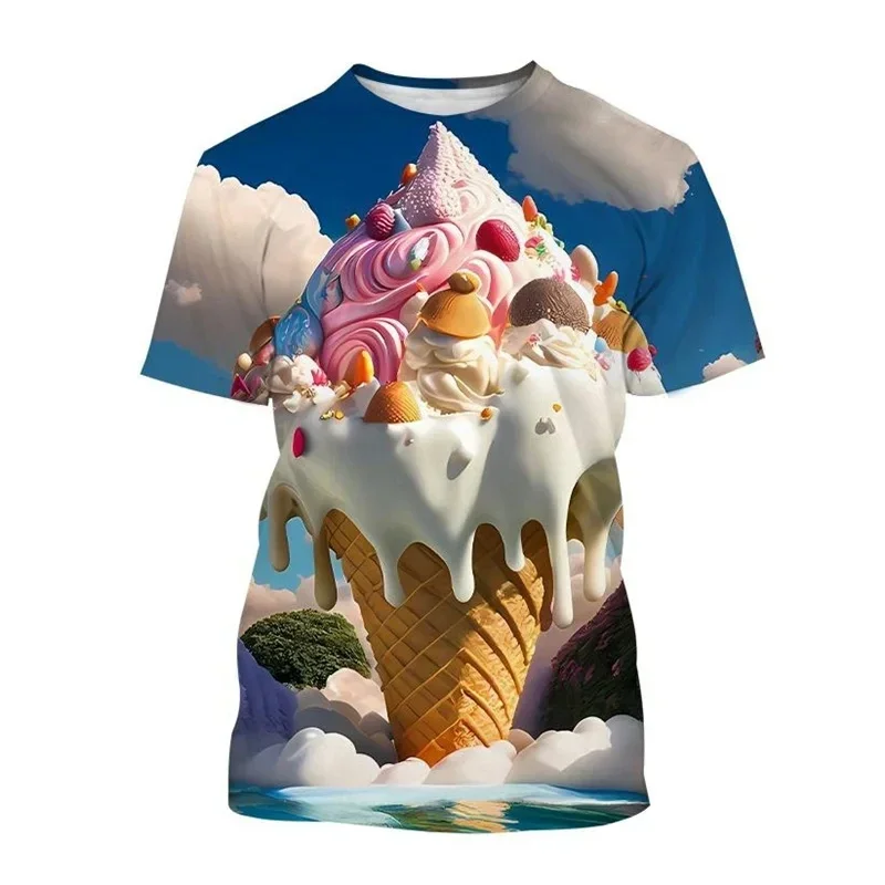 2025 Summer Ice Cream 3D Printed T Shirt For Men Clothes Casual Food Cornet T-Shirt Cold Popsicle Tshirt Ice Lolly Icecream Tee
2025 Summer Ice Cream 3D Printed T Shirt For Men Clothes Casual Food Cornet T-Shirt Cold Popsicle Tshirt Ice Lolly Icecream Tee