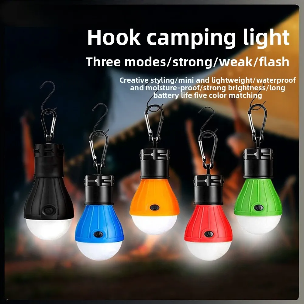 3LED Portable Camping Light, Outdoor Tent Emergency Bulb Lamp with Carabiner Hook, Handheld Hanging Flashlight for Camping
3LED Portable Camping Light, Outdoor Tent Emergency Bulb Lamp with Carabiner Hook, Handheld Hanging Flashlight for Camping