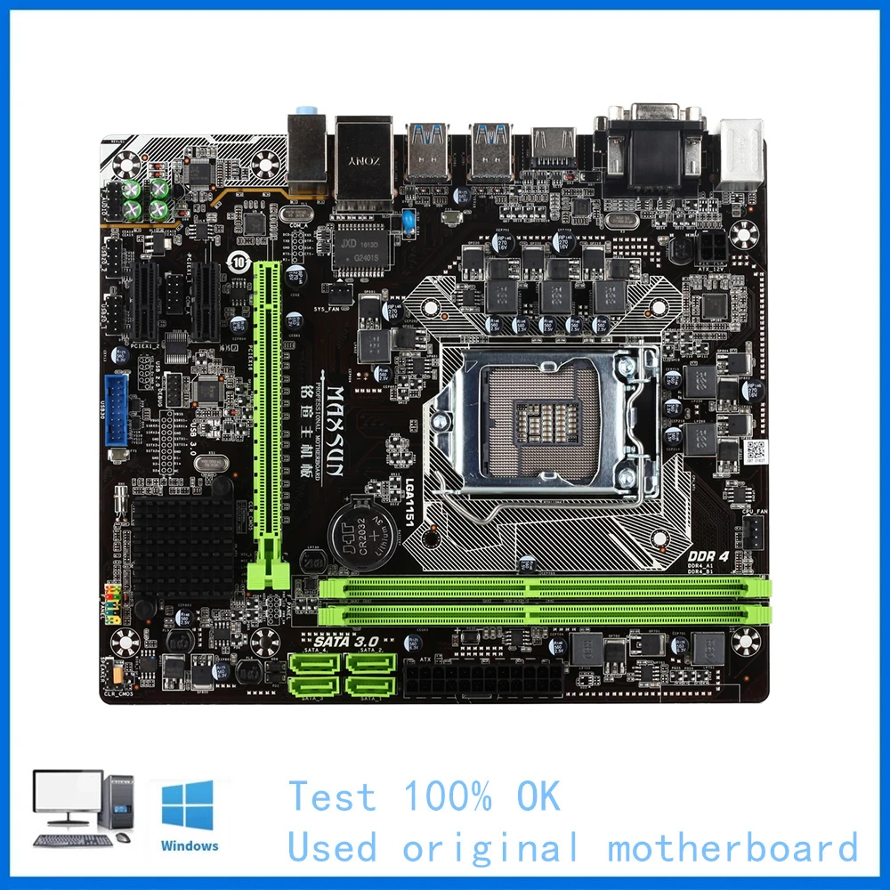 For MAXSUN B150D4 Turbo Computer SATA3 Motherboard LGA 1151 DDR4 B150 Desktop Mainboard Used
For MAXSUN B150D4 Turbo Computer SATA3 Motherboard LGA 1151 DDR4 B150 Desktop Mainboard Used