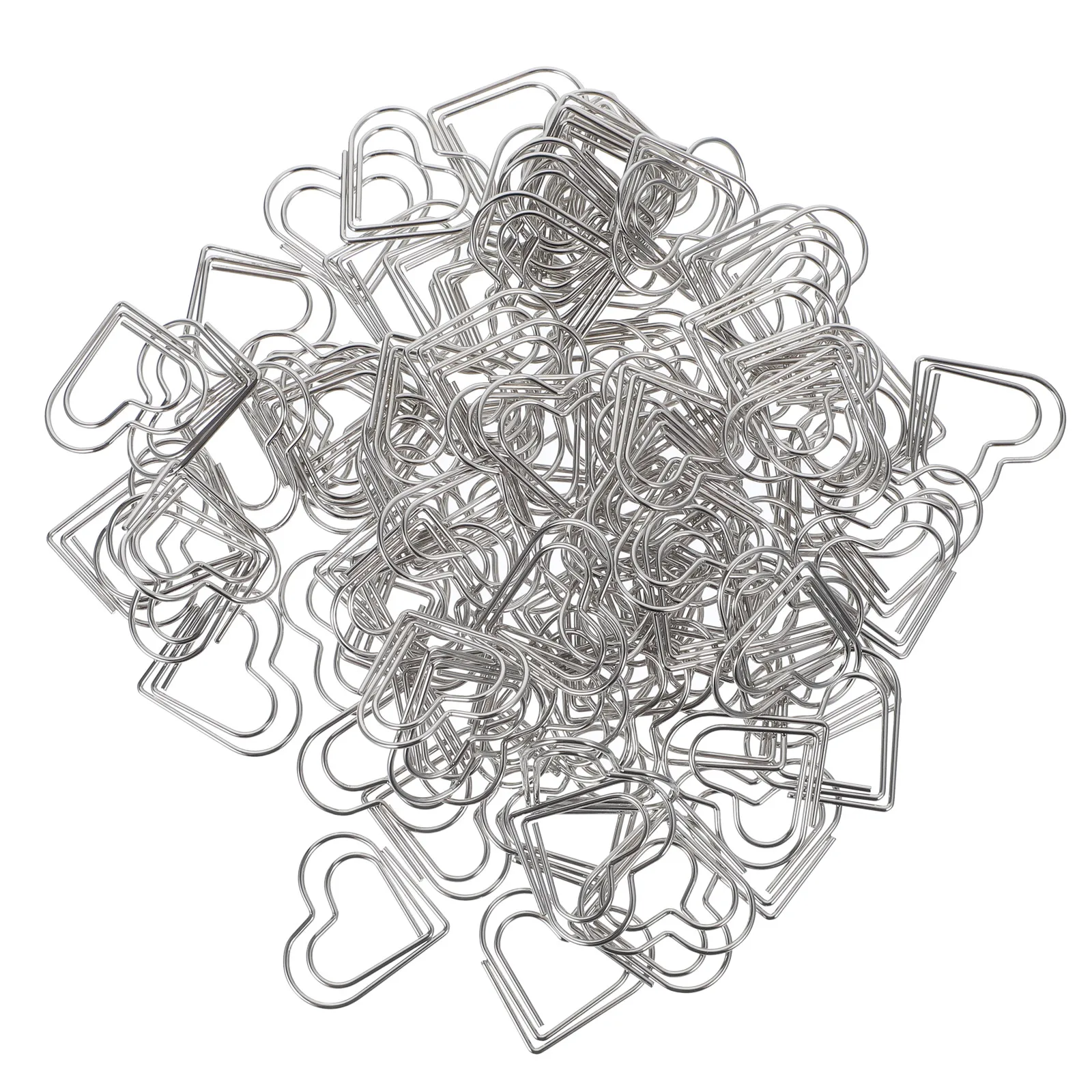 100pcs Heart Shaped Paper Metal Love Card Clips Cute Office Supplies Small Decorative Document Clips Silver Color
100pcs Heart Shaped Paper Metal Love Card Clips Cute Office Supplies Small Decorative Document Clips Silver Color