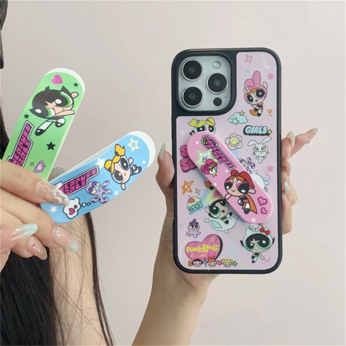 Kawaii Cartoon Girls Phone Case For iPhone 16 Pro 15 14 Pro Max Back Cover Cute Protective Hard Cases with Stand Holder Funda
Kawaii Cartoon Girls Phone Case For iPhone 16 Pro 15 14 Pro Max Back Cover Cute Protective Hard Cases with Stand Holder Funda
