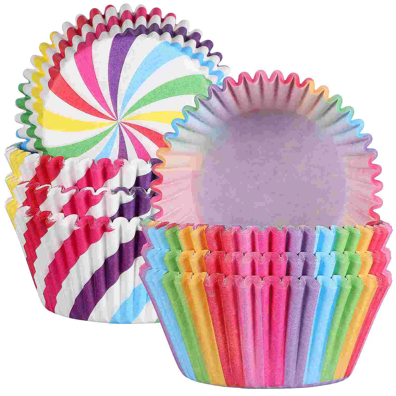 200pcs Cupcake Molds Baking Cups Liners Greaseproof Paper Cases Muffin Wrapper Rainbow Oil Resistant Cake Cases for Party
200pcs Cupcake Molds Baking Cups Liners Greaseproof Paper Cases Muffin Wrapper Rainbow Oil Resistant Cake Cases for Party
