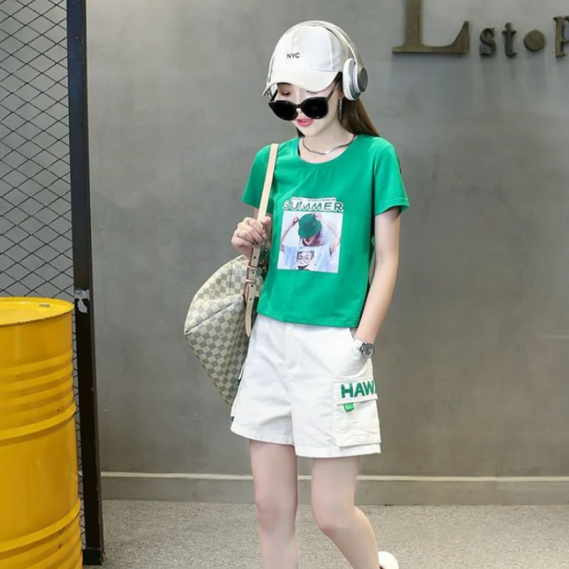 Woman Shorts Casual Short Sets for Women 2 Pieces Summer Fashion 2024 Sleeve New Products Stylish Vacation Outfits Kit Outfit
Woman Shorts Casual Short Sets for Women 2 Pieces Summer Fashion 2024 Sleeve New Products Stylish Vacation Outfits Kit Outfit