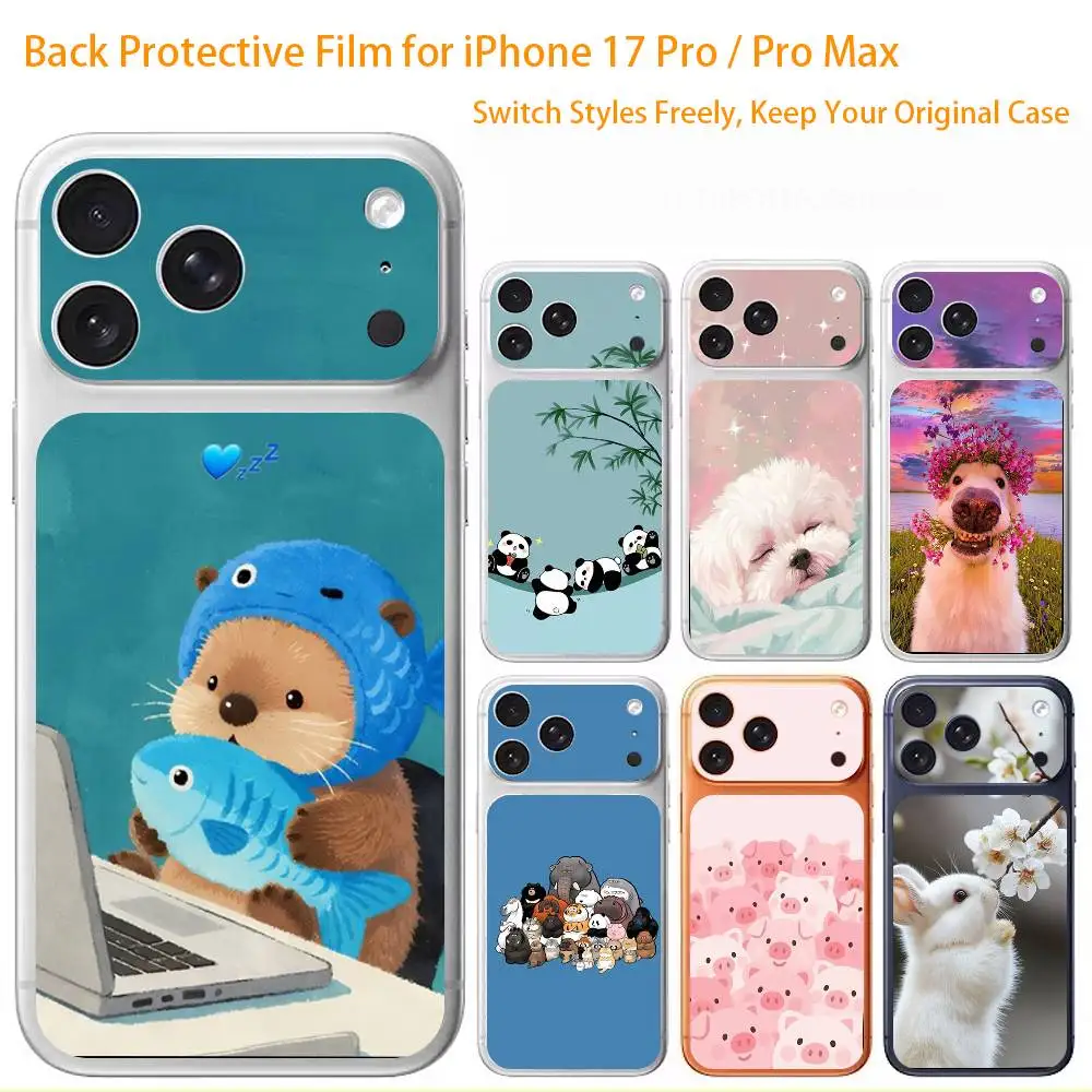 Cute bay Animal Dog Pig Premium Skin Wrap for iPhone 17 Pro/Max, Back Frame Camera Protective Decal (Not Case)
Cute bay Animal Dog Pig Premium Skin Wrap for iPhone 17 Pro/Max, Back Frame Camera Protective Decal (Not Case)