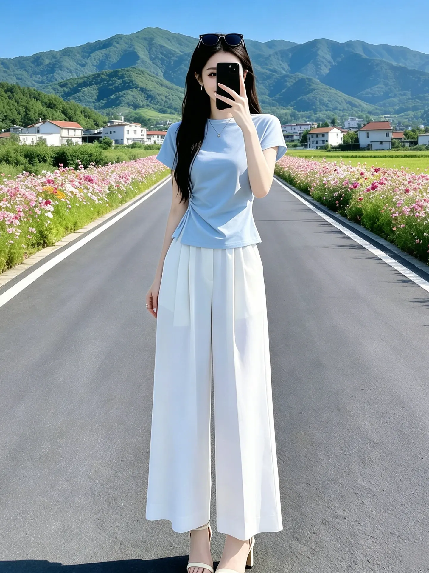 Unique Stylish Summer Outfit Two-Piece Set New Fashion Age-Defying Gentle T-Shirt Top Casual Pants Ensemble Breathable Lightw...
Unique Stylish Summer Outfit Two-Piece Set New Fashion Age-Defying Gentle T-Shirt Top Casual Pants Ensemble Breathable Lightw...