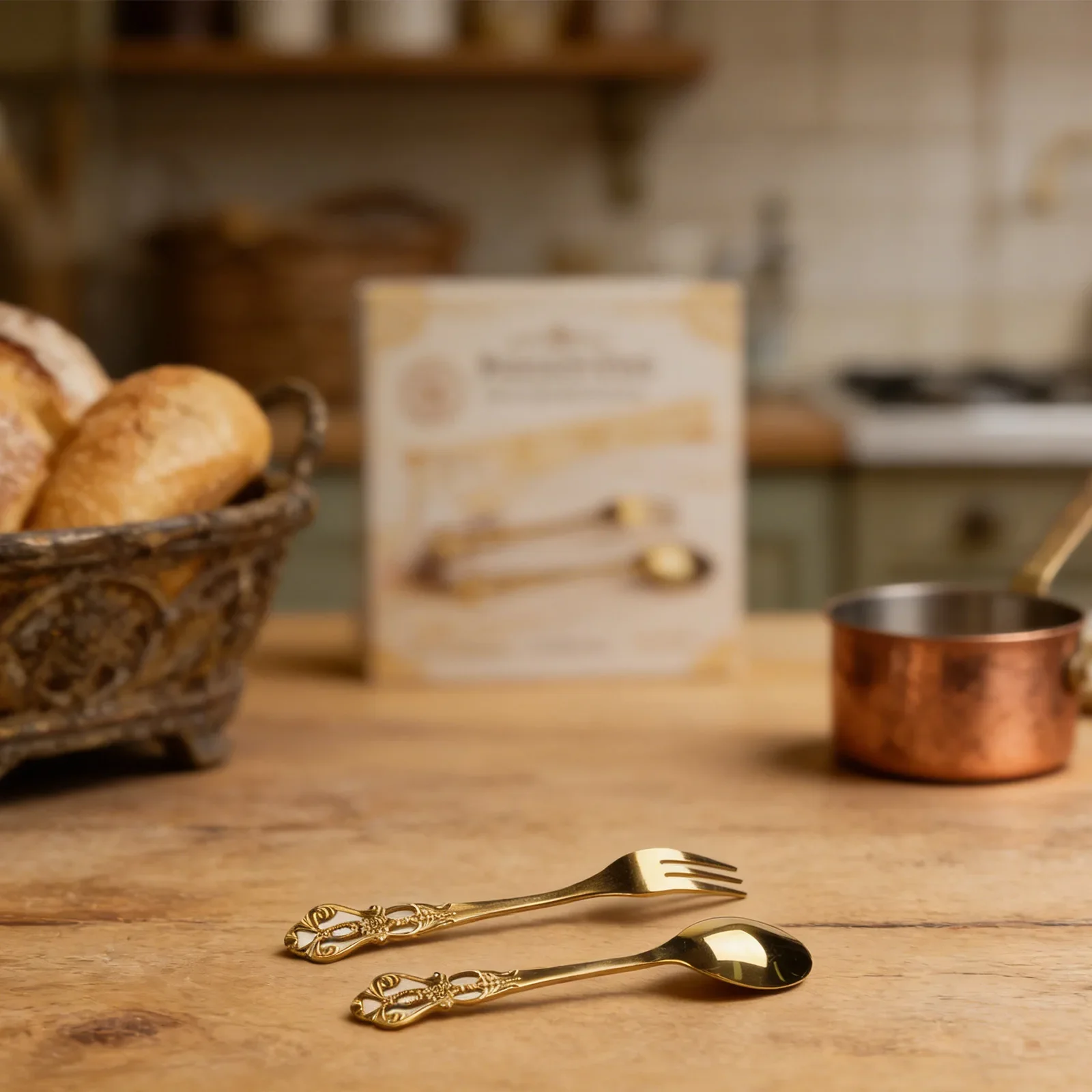 Fork Spoon Silver Gold 2pcs Set 12.6CM 12.9CM Creative Stirring Stainless Steel Multi Color Options Set Up Photos
Fork Spoon Silver Gold 2pcs Set 12.6CM 12.9CM Creative Stirring Stainless Steel Multi Color Options Set Up Photos