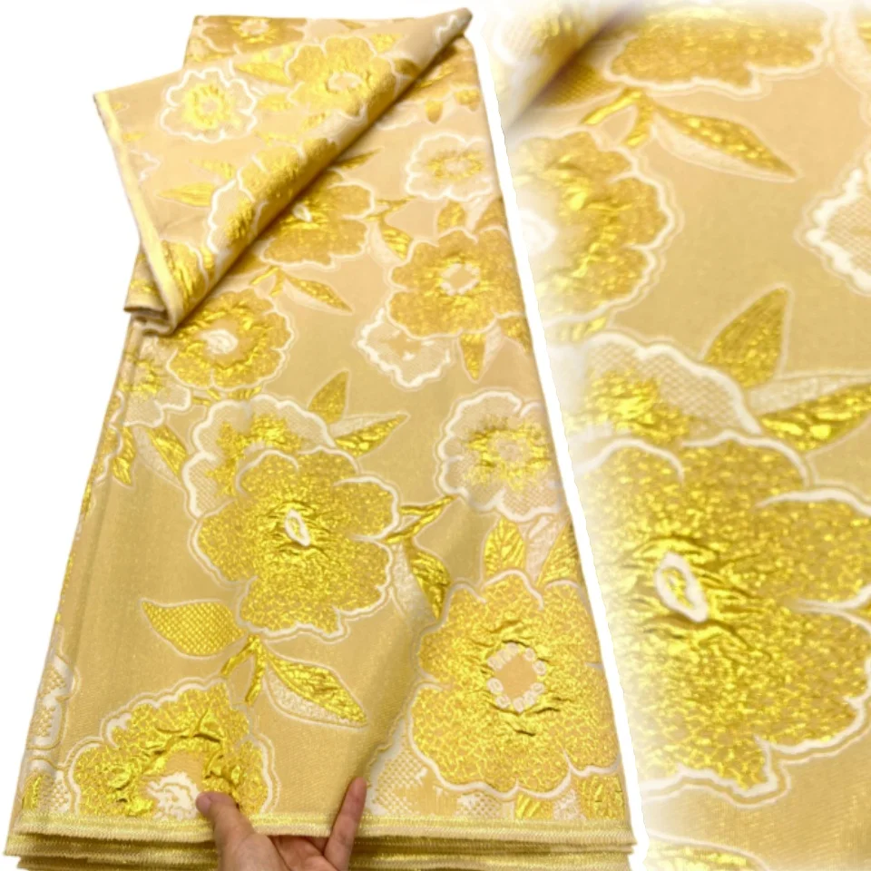 Wholesale Nigerian Laces Fabric 2026 Luxury 5 Yards African Jacquard Brocade Lace Fabric for Sewing Family Prom Dresses 2762
Wholesale Nigerian Laces Fabric 2026 Luxury 5 Yards African Jacquard Brocade Lace Fabric for Sewing Family Prom Dresses 2762