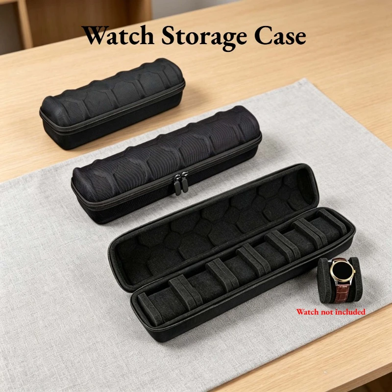 Portable Waterproof Watch Travel Case Hard Shell Watch Case Storage box Organizer with Pillow Insert for smart watch storage
Portable Waterproof Watch Travel Case Hard Shell Watch Case Storage box Organizer with Pillow Insert for smart watch storage