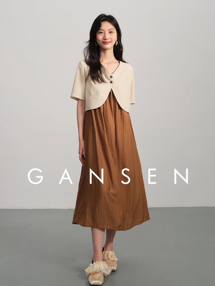 Gansan Summer Thin Loose ort Sve Open Cardigan Women's Small Design Sense Top V-Ne Pure Color Commute Sle Regular Sl...
Gansan Summer Thin Loose ort Sve Open Cardigan Women's Small Design Sense Top V-Ne Pure Color Commute Sle Regular Sl...