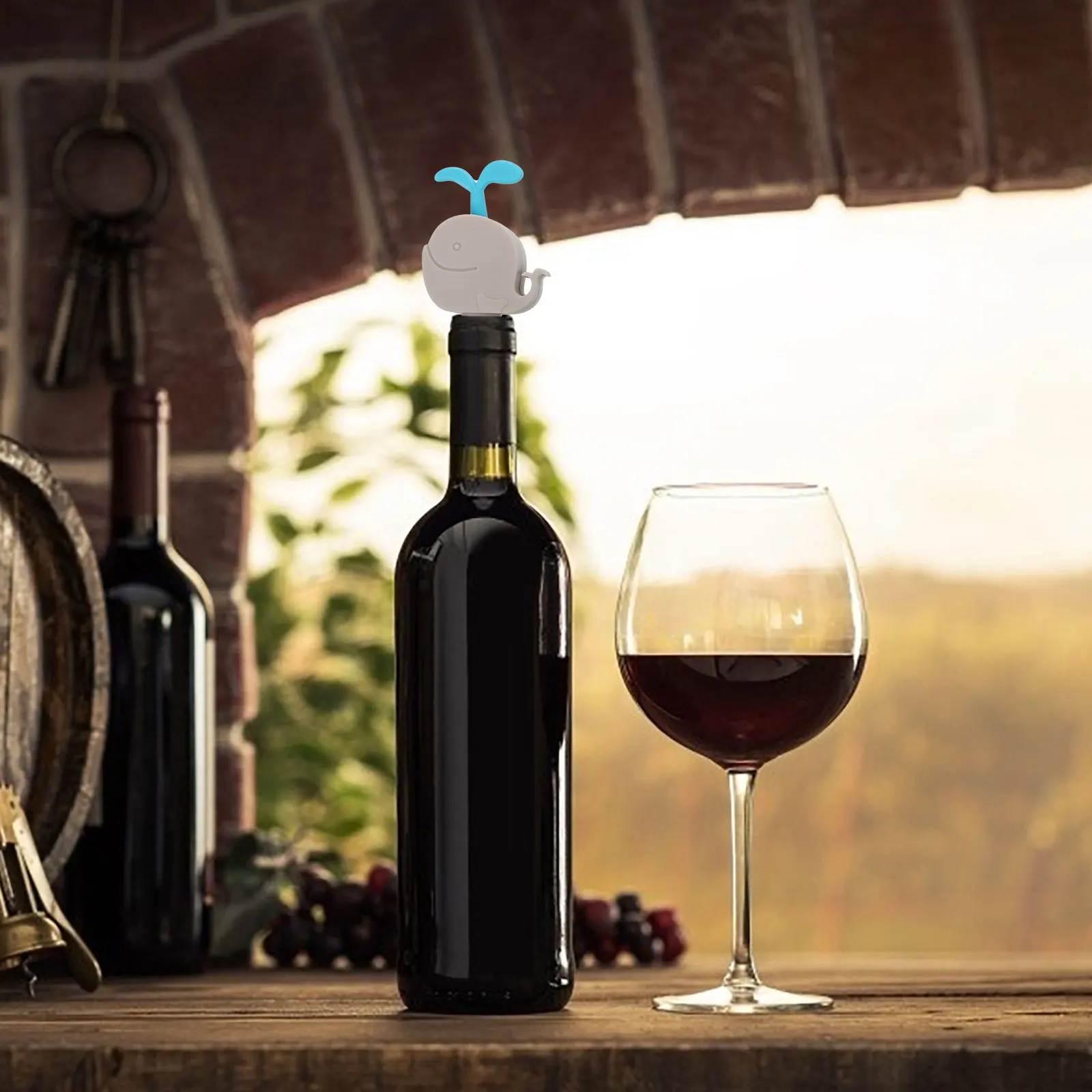 3pcs Bottle Plug Pourer Stopper Dolphin Shaped Silicone Sealing Plug Anti-Dust Rustproof Wine Sealer for Red Wine Whiskey
3pcs Bottle Plug Pourer Stopper Dolphin Shaped Silicone Sealing Plug Anti-Dust Rustproof Wine Sealer for Red Wine Whiskey