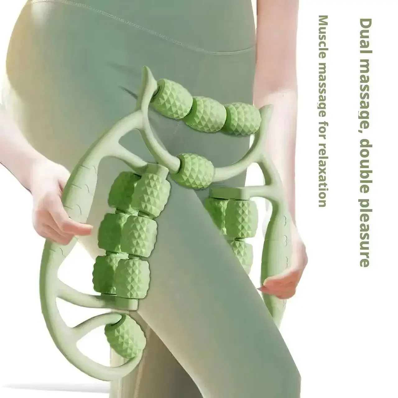 Roller Leg Clamp Massager Portable Yoga Muscle Relaxer Full Body Leg Arm Muscle Relieve Soreness Fitness Massage Equipment
Roller Leg Clamp Massager Portable Yoga Muscle Relaxer Full Body Leg Arm Muscle Relieve Soreness Fitness Massage Equipment