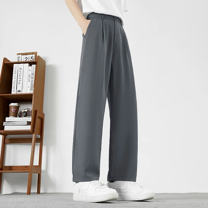 Summer Brand Luxury Quality Baggy Suit Pants Men Business Elastic Waist Workwear Korean Fashion Work Formal Drape Trousers Male
Summer Brand Luxury Quality Baggy Suit Pants Men Business Elastic Waist Workwear Korean Fashion Work Formal Drape Trousers Male
