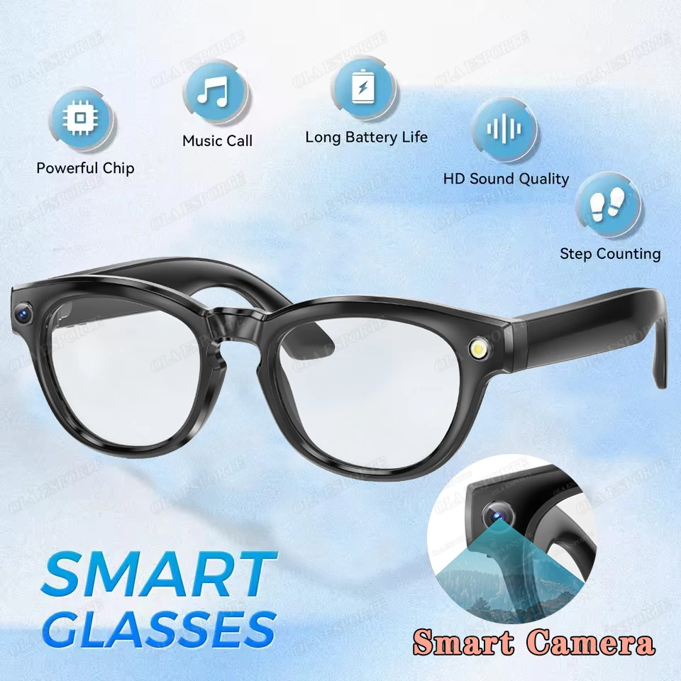 2025 Smart Glasses IPX7 Waterproof Bluetooth Call AI Voice Navigation Photochromic Lens Outdoor Sports Smart Camera Sunglasses
2025 Smart Glasses IPX7 Waterproof Bluetooth Call AI Voice Navigation Photochromic Lens Outdoor Sports Smart Camera Sunglasses