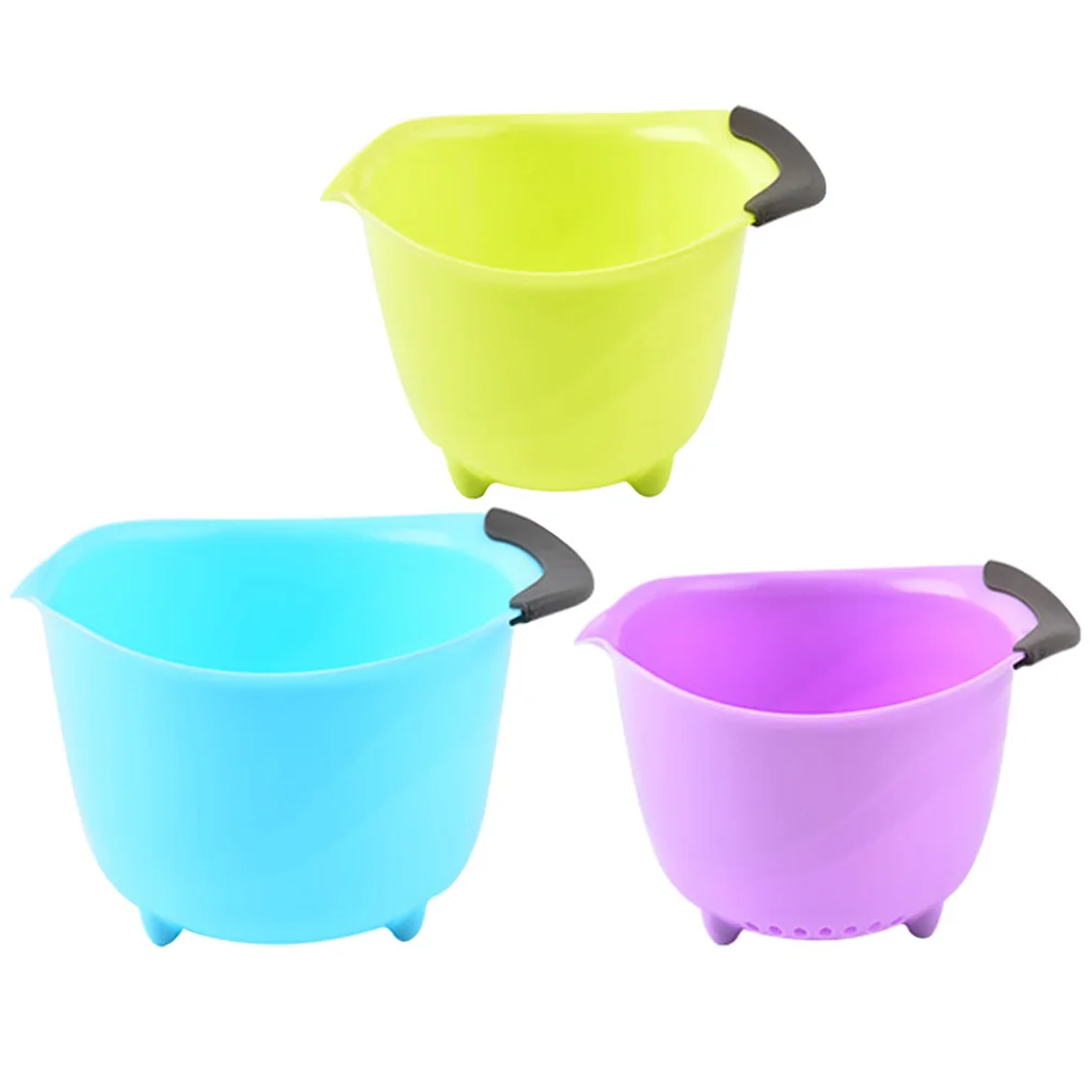 3pcs Reusable Salad Lightweight Stackable Food Mixing Basin Egg Beating Pot Storage Pp Material Dishwasher Safe Indoor
3pcs Reusable Salad Lightweight Stackable Food Mixing Basin Egg Beating Pot Storage Pp Material Dishwasher Safe Indoor