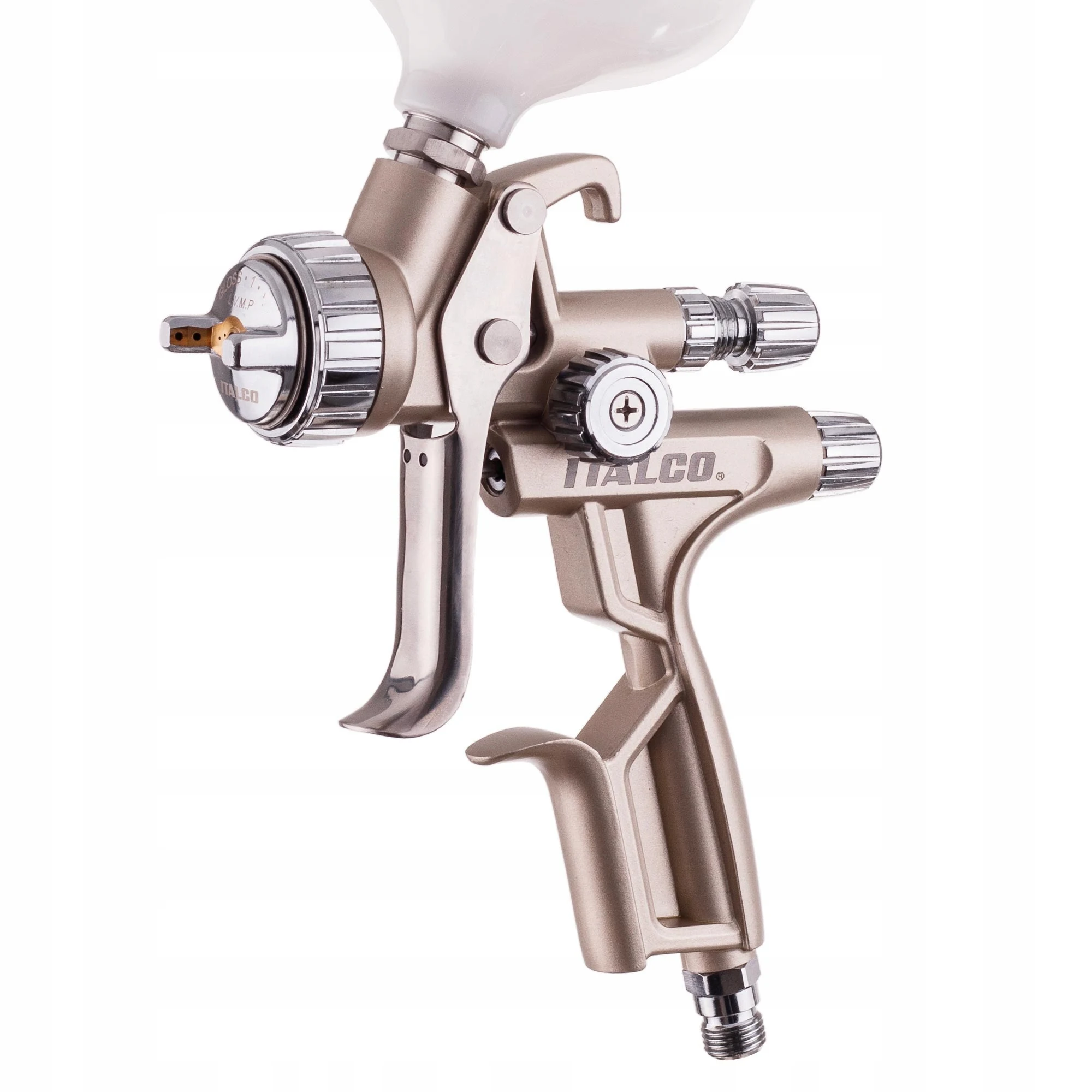 ITALCO GLOSS 1 SPRAY GUN 1.3mm Nozzle 600ml Cup Painted LVMP Sprayer Gun
ITALCO GLOSS 1 SPRAY GUN 1.3mm Nozzle 600ml Cup Painted LVMP Sprayer Gun
